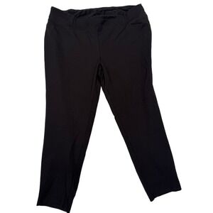 IZOD Black Stretch Cropped Pant Women's Size‎ XL